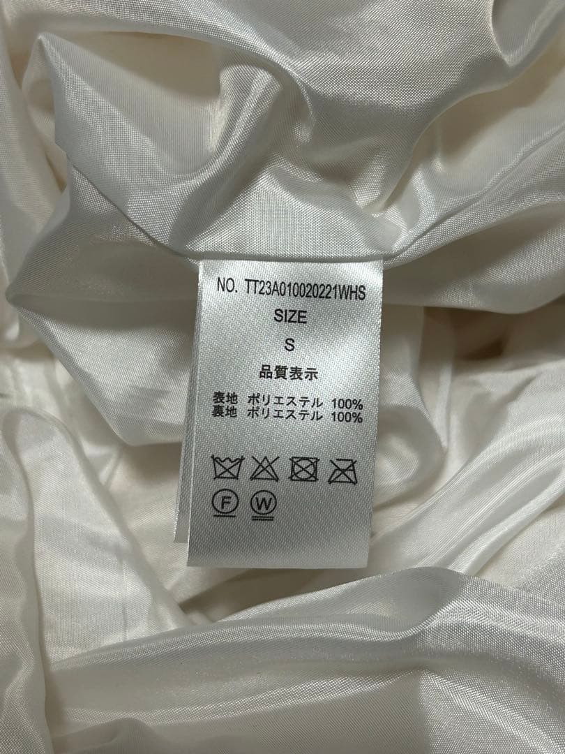 thetoe Iris Tulle Skirt white Sサイズ