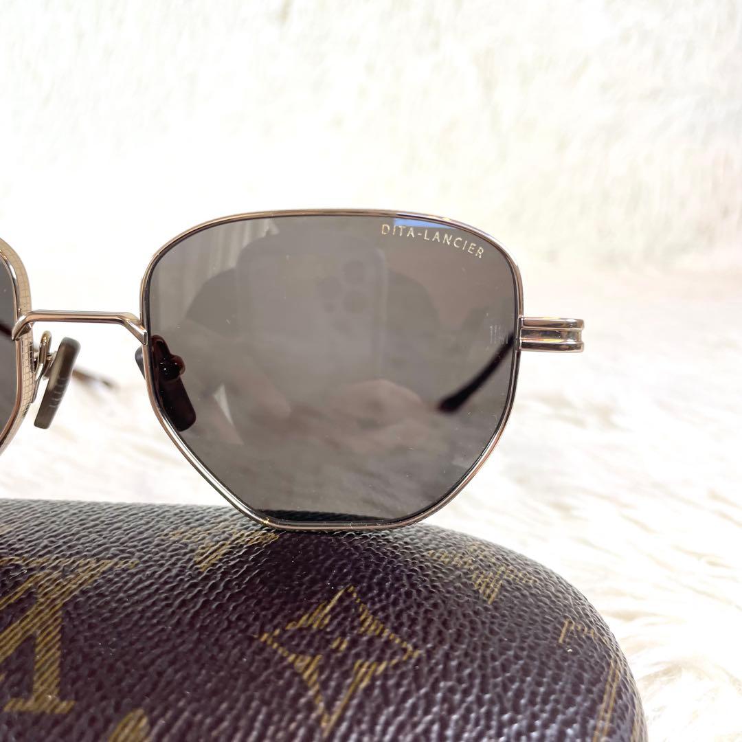 極美品　DITA LANCIER　LSA-421　チタン　ブラウンレンズ
