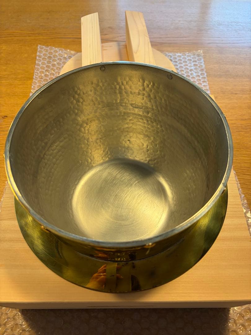 純銅製直火釜　5号炊き