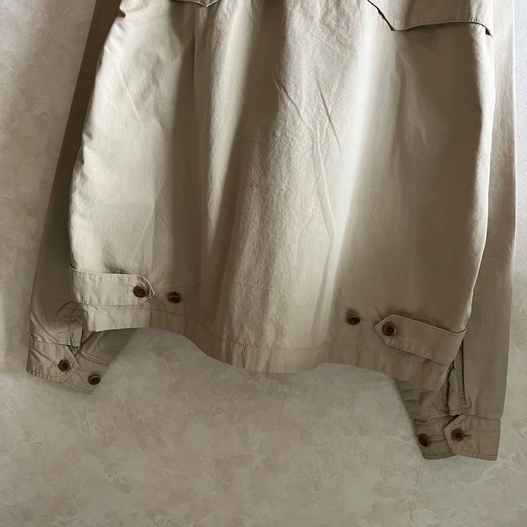 90's ラルフローレン リバーシブル ハリントンJKT ベージュ L