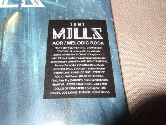 TONY MILLS,メロハー,メロディアスハード,SHY,新品