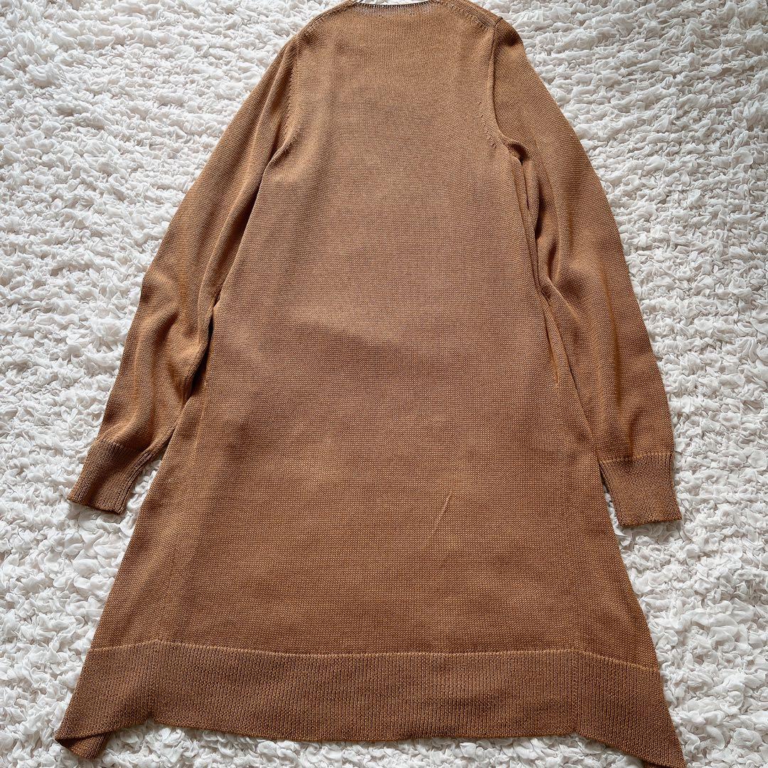 極美品 Deuxieme Classe ロングニットカーディガンコットン