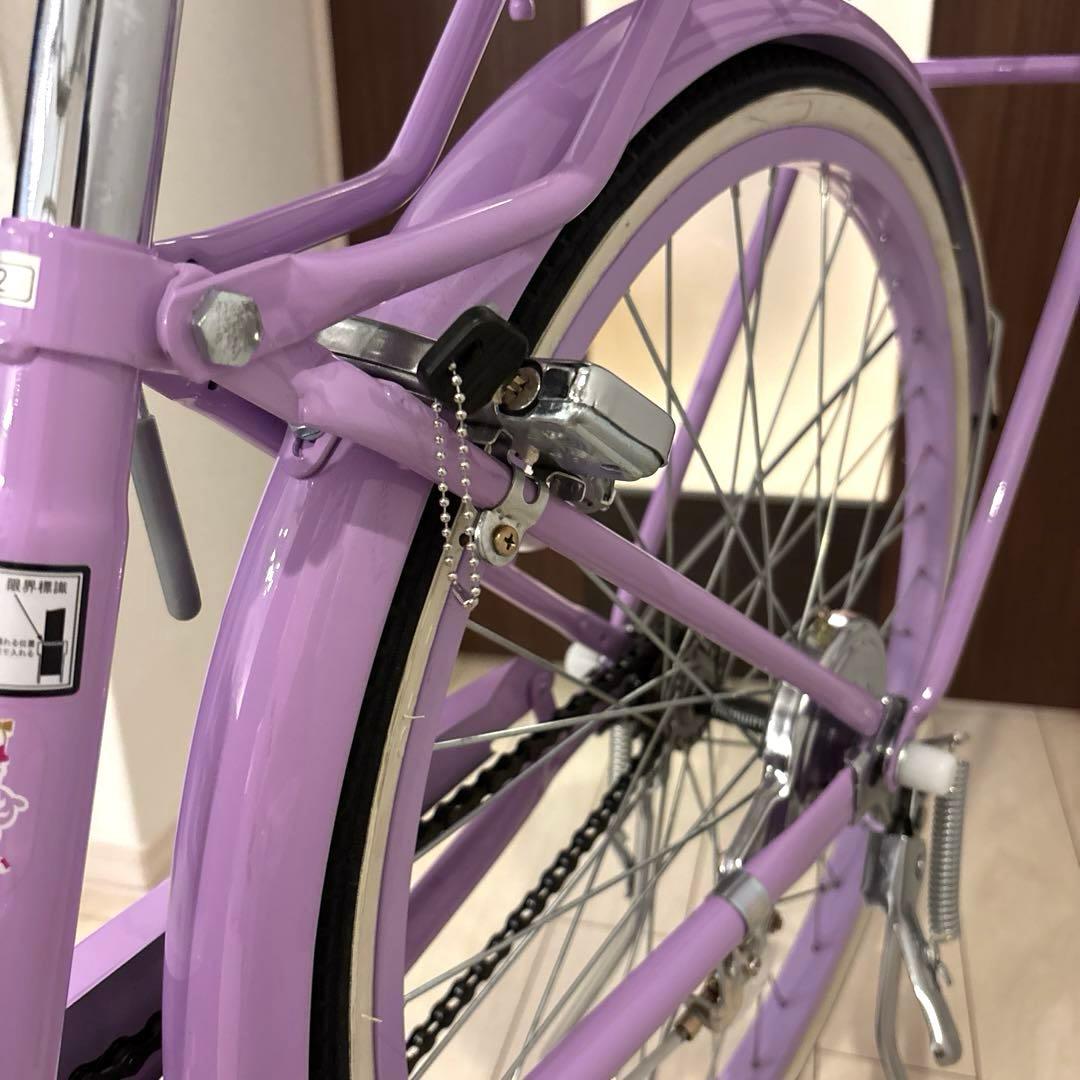かなです。アサヒサイクル　バスケットかご付き自転車　プリンピング　22