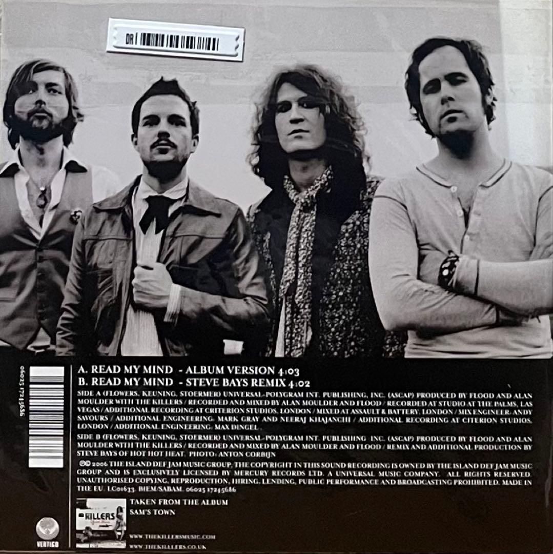 The Killers Read My Mind ザ・キラーズ 7inch 初回