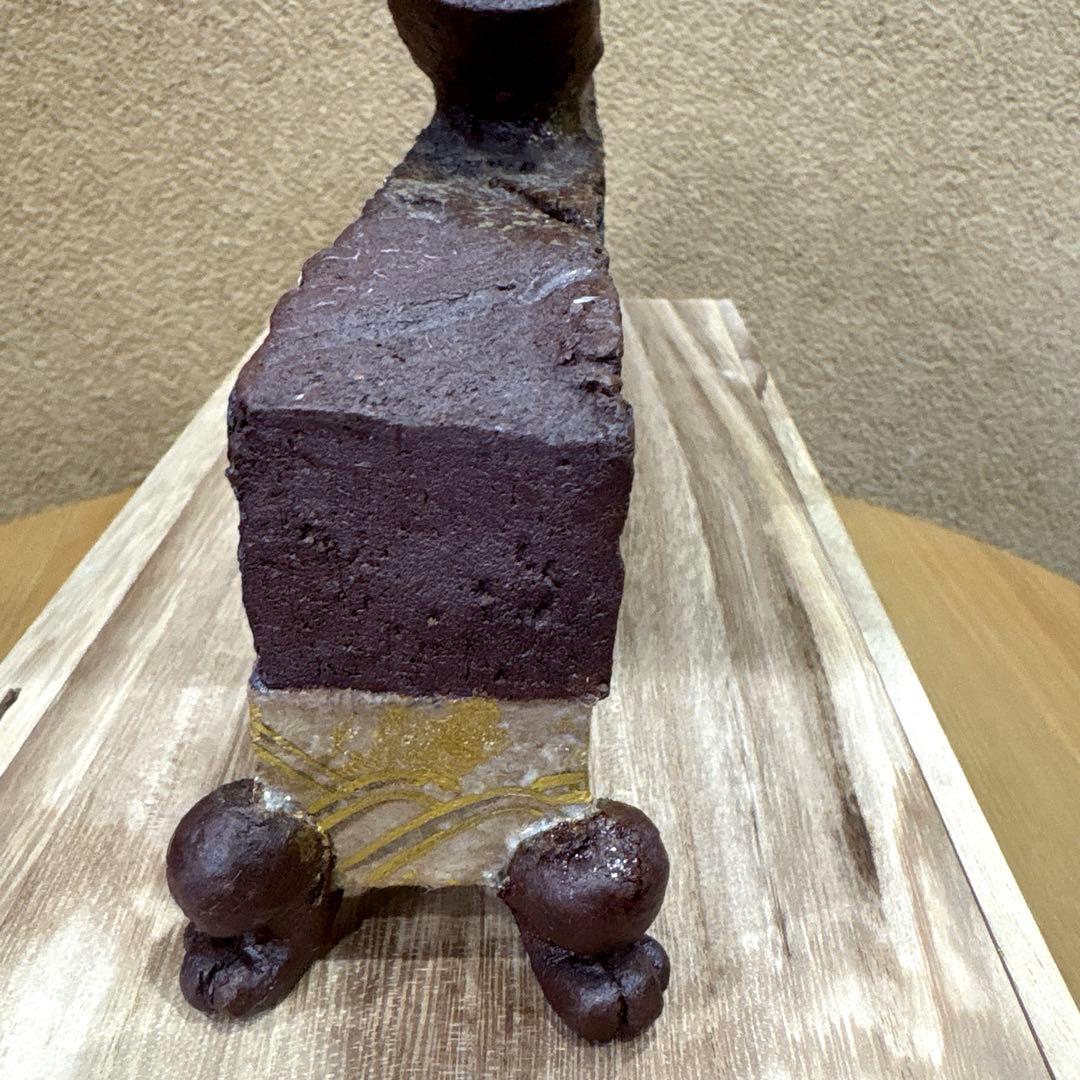九谷焼作家中村梅山作　象嵌色絵花挿し