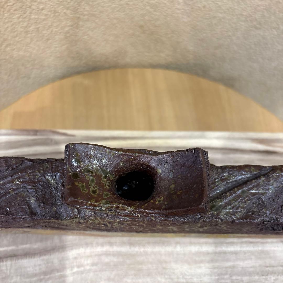 九谷焼作家中村梅山作　象嵌色絵花挿し
