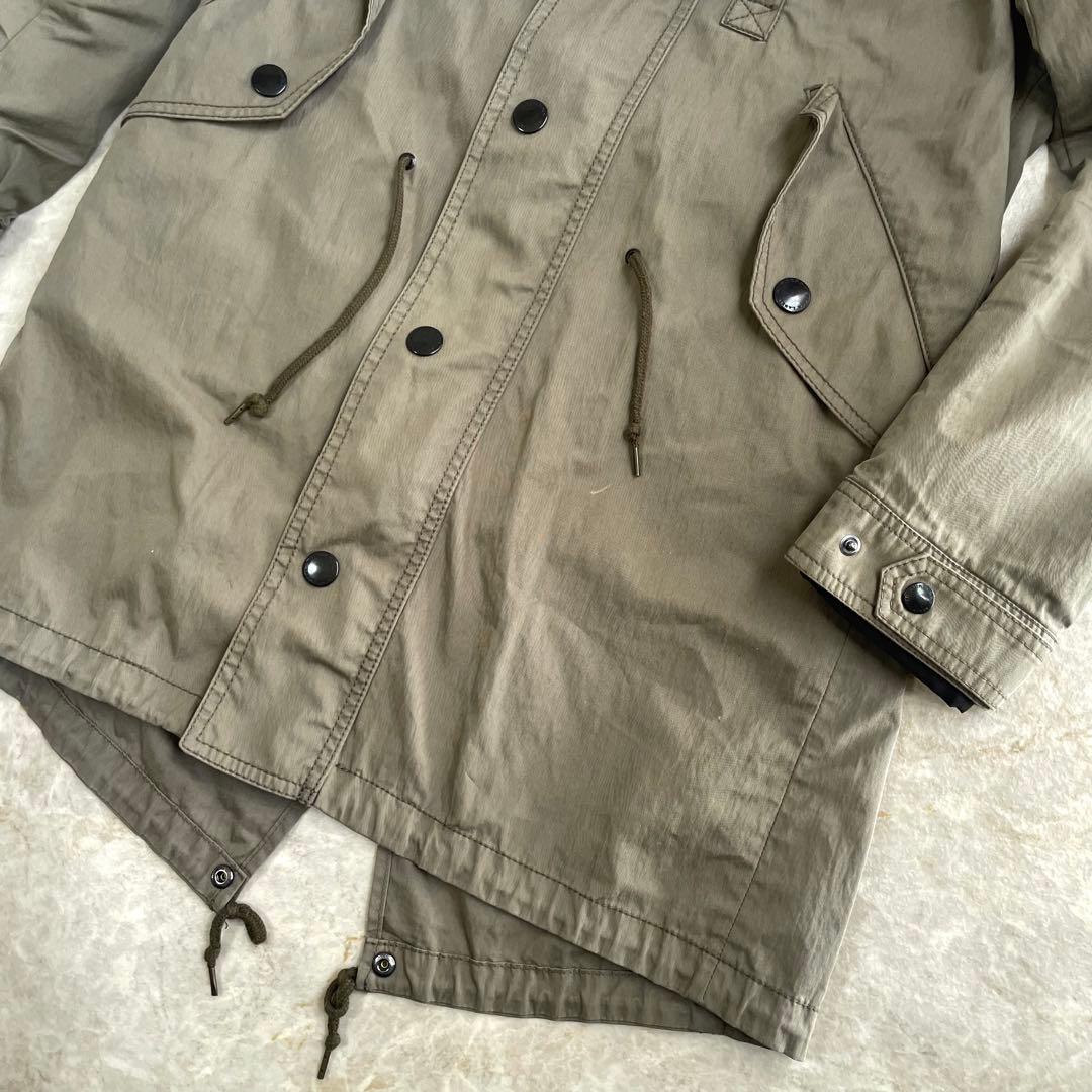 BURBERRY BLACK LABEL 中綿ライナー ミリタリー モッズコート