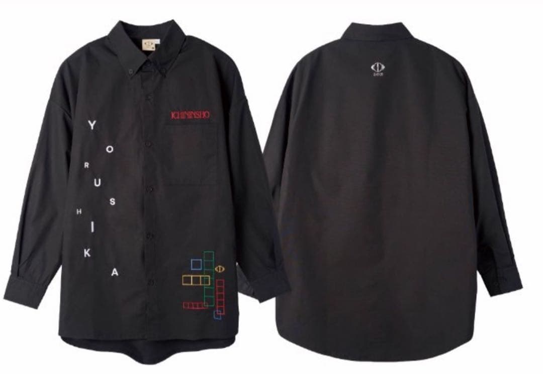 ヨルシカ「一人称」ロングシャツ B（ブラック／XLサイズ）　新品未開封