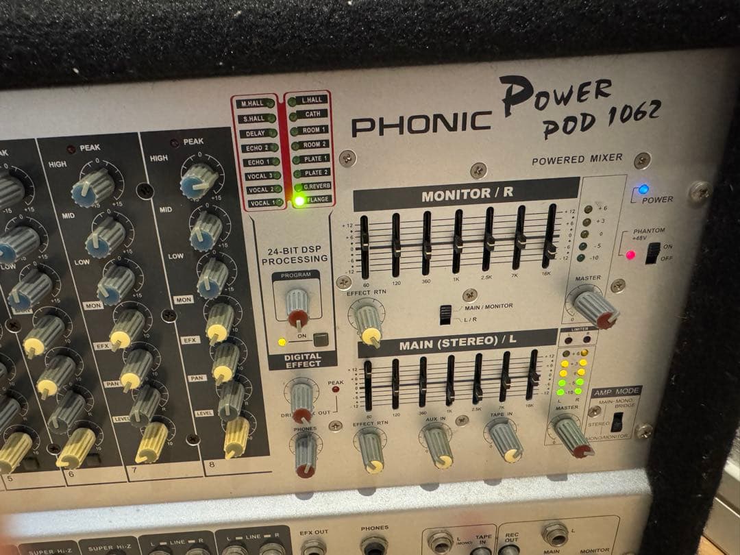 送料込みPHONIC Power POD 1062 パワードミキサー