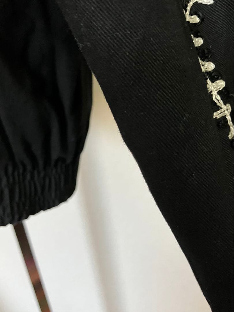 Rockmount Ranch Wear 刺繍入りブラックジャケット ロカビリー