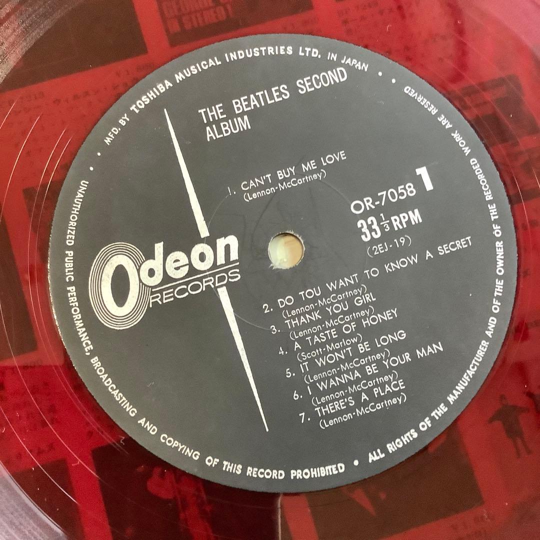 激レア!レコード極美!1964年初版盤 オデオン赤盤 ビートルズ NO.2