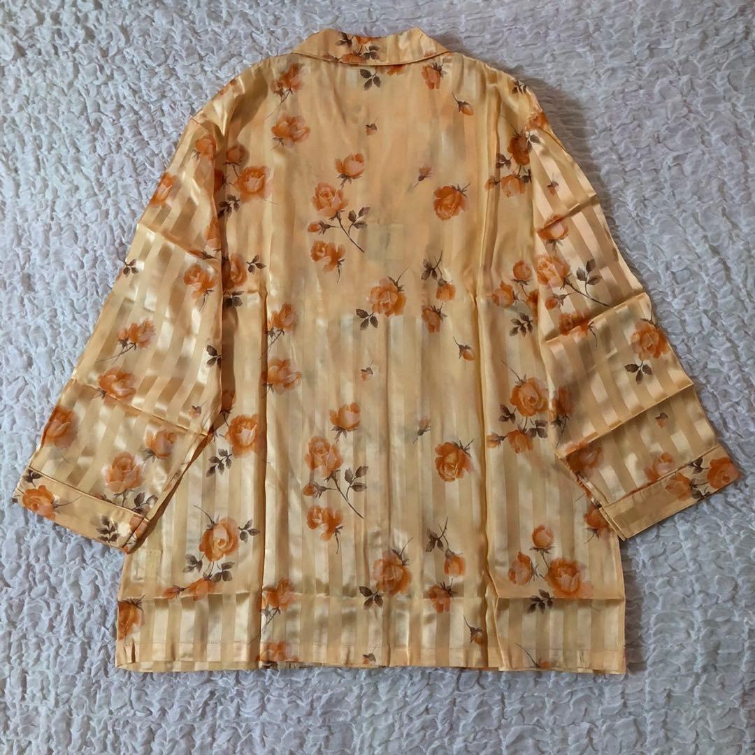 新品　シルク100%パジャマ　M