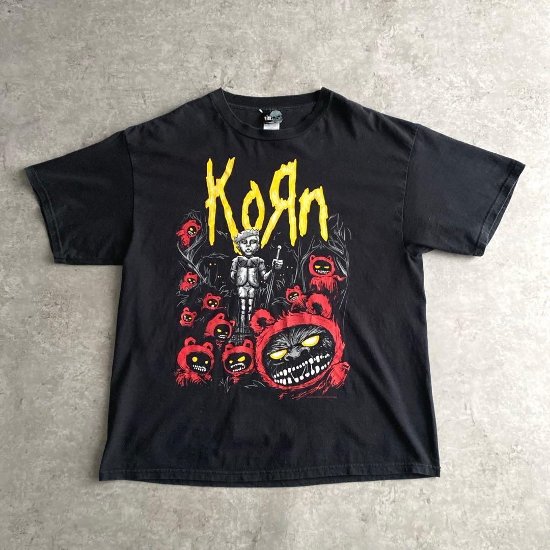 00s Korn プロモ Tシャツ 黒 XL