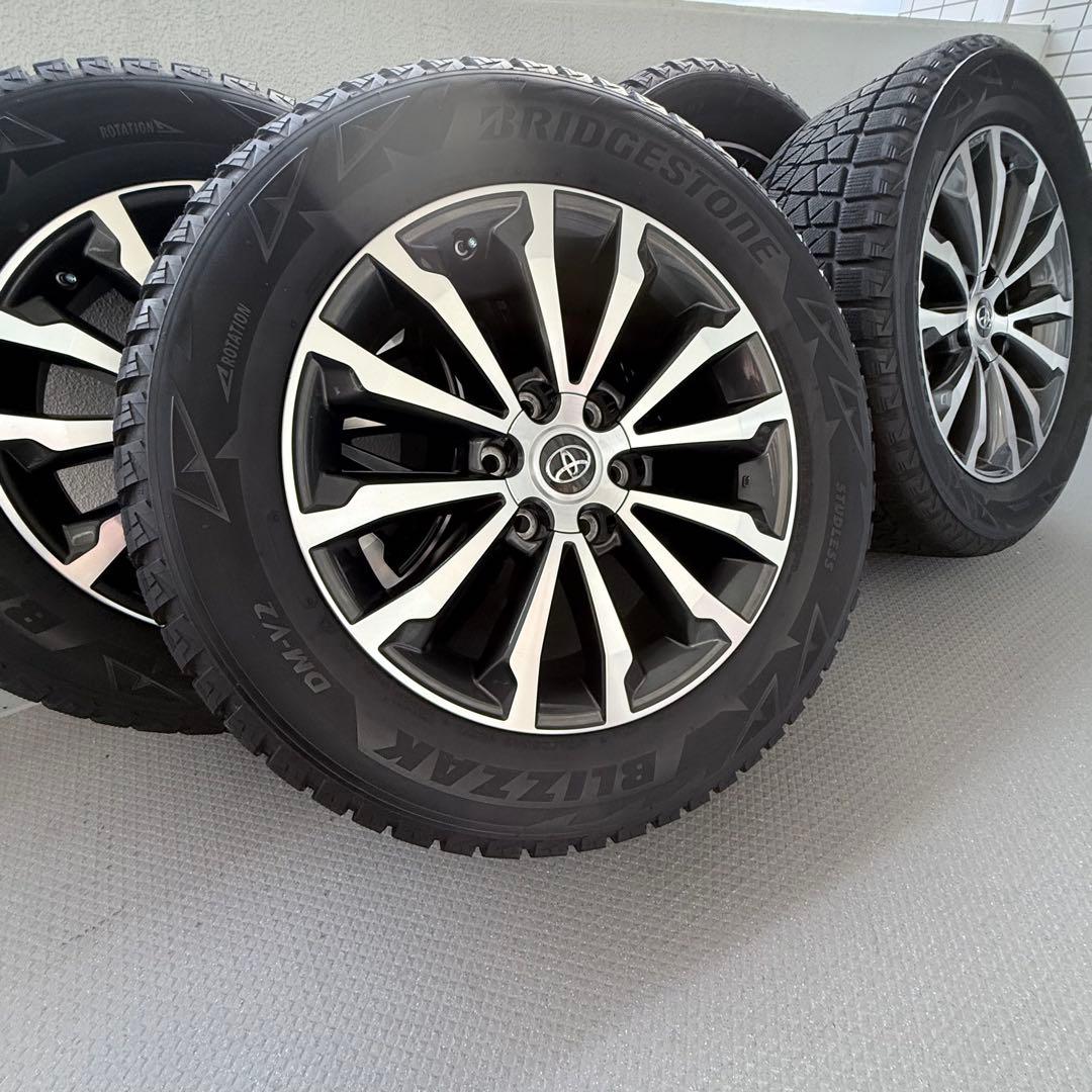 プラド純正ホイール19インチ　ブリヂストンDM-V2 265/55R19