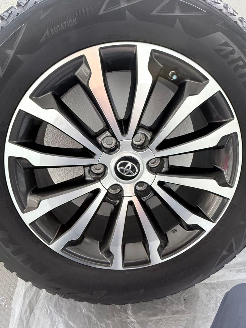 プラド純正ホイール19インチ　ブリヂストンDM-V2 265/55R19