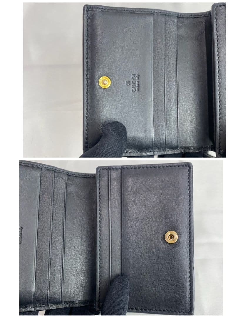GUCCI グッチ 二つ折り財布 GG 蜂 スプリーム