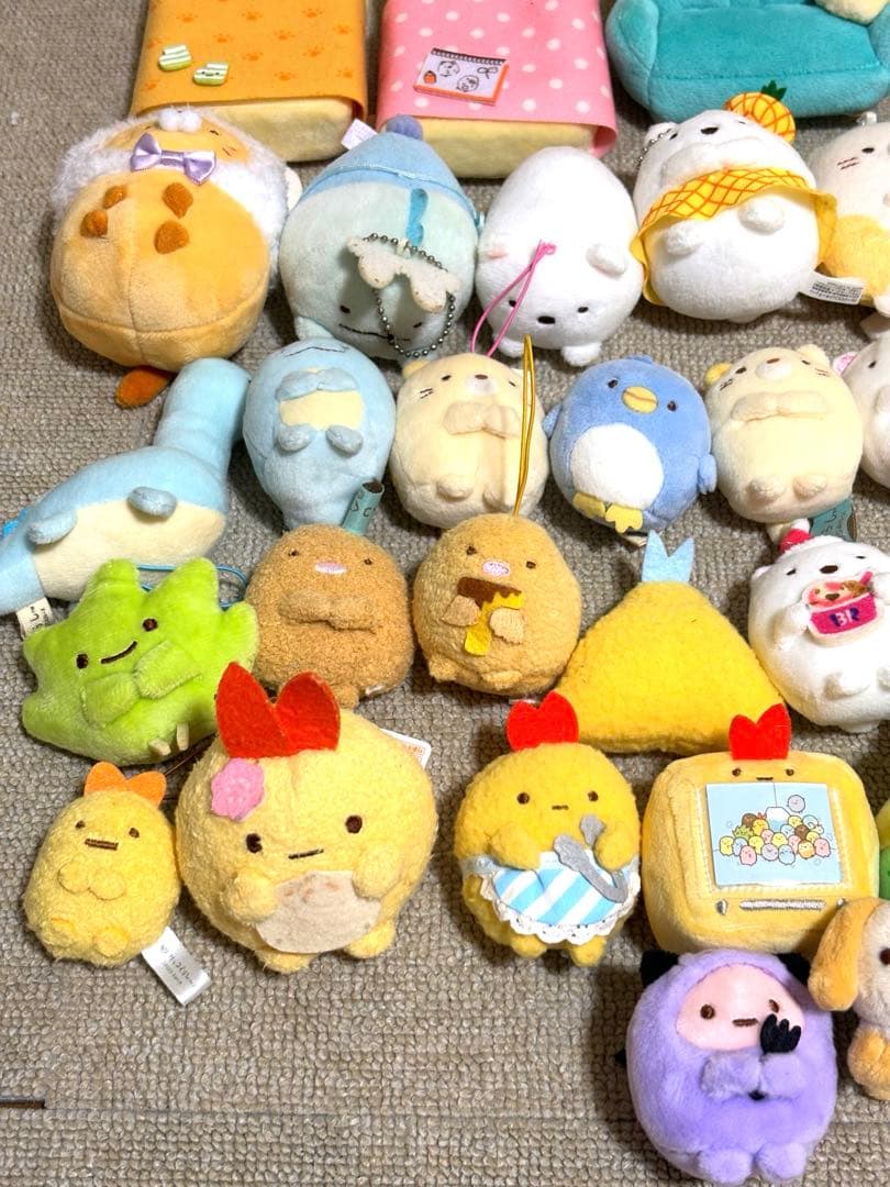 すみっコぐらし　てのり　ハウス　お家　ぬいぐるみ　39体　まとめ売り　レアあり