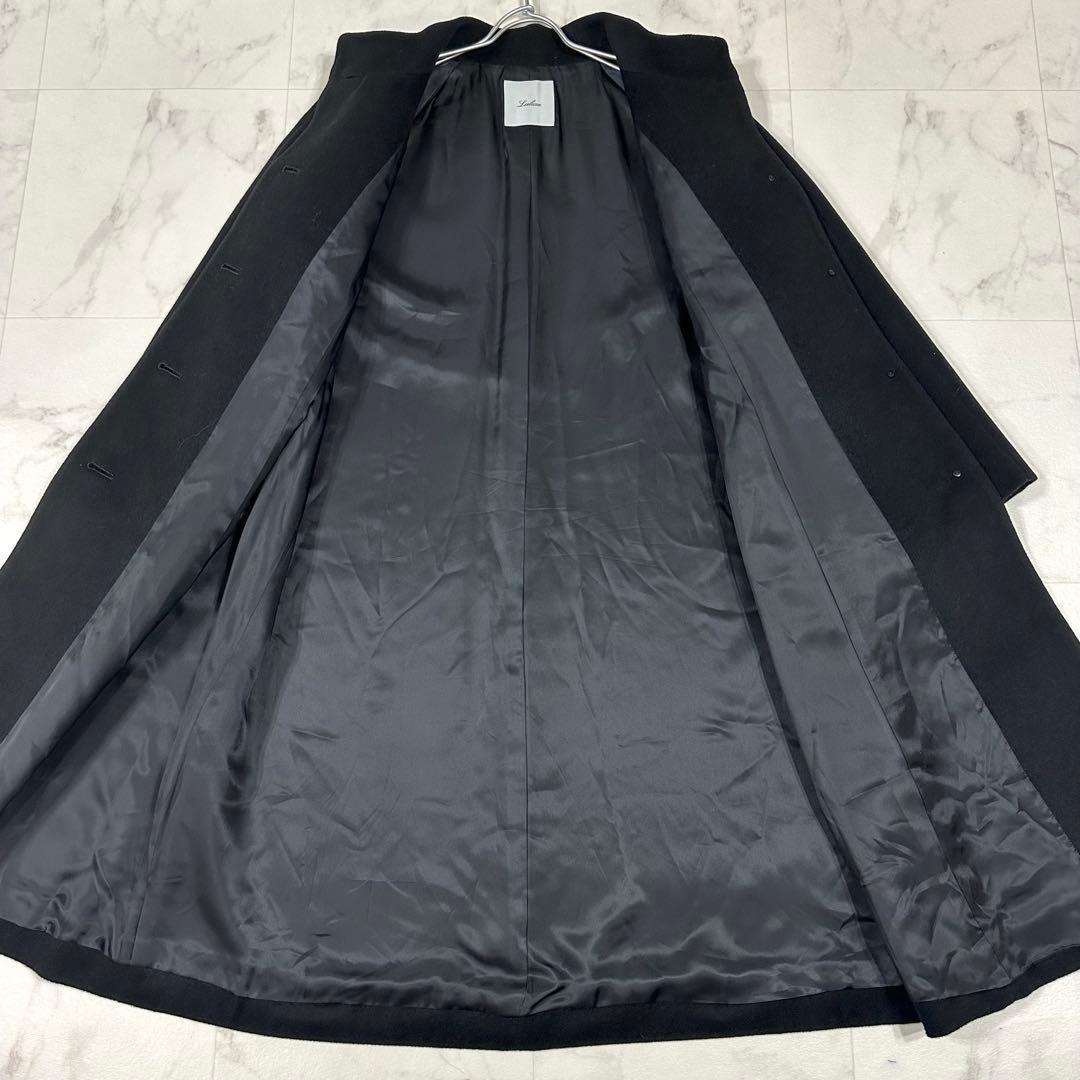 【美品】24年モデル　Leilian カシミヤハイネックコート　深喜毛織　XL