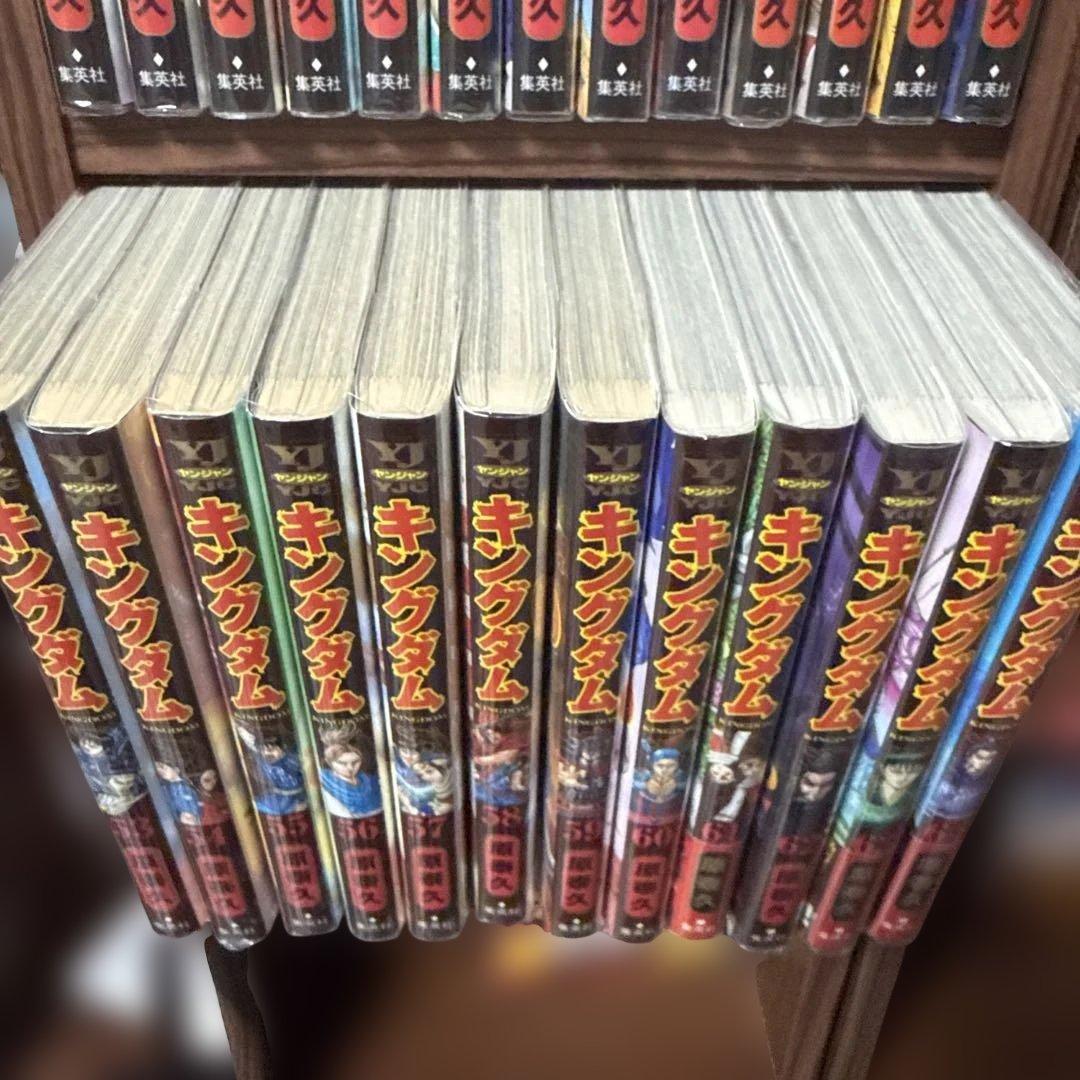 キングダム　漫画全巻セット　1〜78巻 フィルムカバー付　26巻以降全て初版