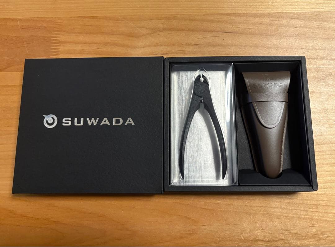 【新品未使用】SUWADA つめ切り BLACK(S) ギフト箱