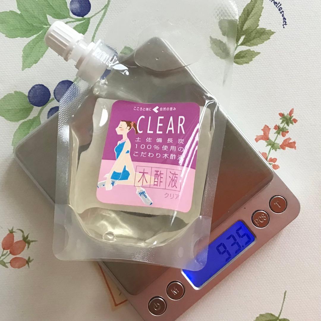 木酢液　クリア　100ml 木炭屋（廃盤）　ロールオン容器付き ９割ほど