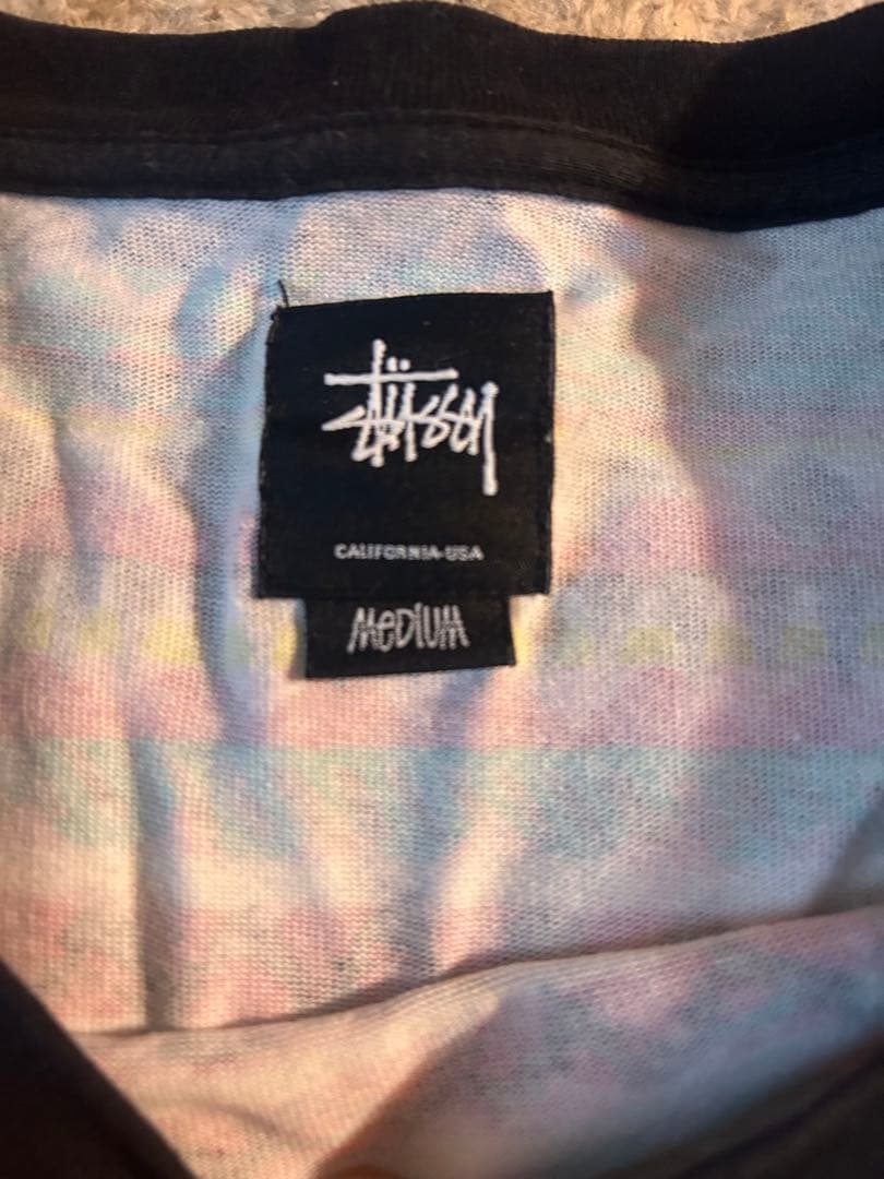 stussy tomtom Tシャツ　ネイティブ　総柄　old