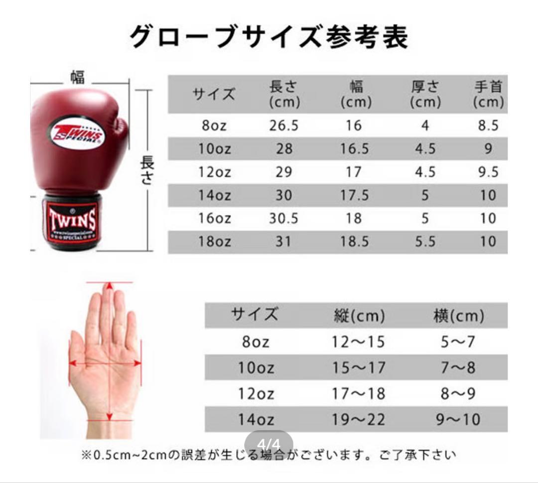 TWINS SPECIAL ボクシンググローブ 14oz
