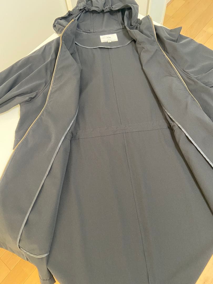 ♡23区♡ナイロン2WAYストレッチ フーデットアウター♡ブラック系 38