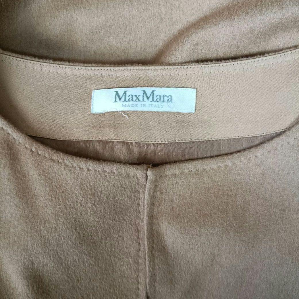 【Max Mara】白タグ キャメルヘアーのワンピース