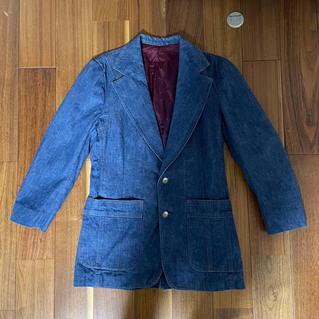 70s USA製 Lee Set デニム テーラードジャケット38