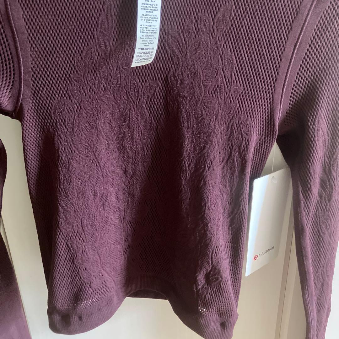 新品タグ付きRevealKnit フローラル長袖シャツ