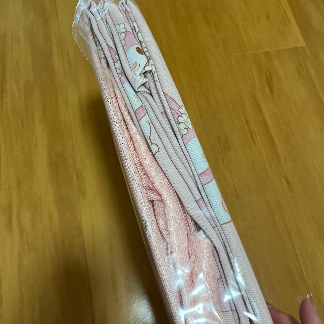 サンリオ　マイメロディ遮光厚地➕ミラーレースカーテン4枚組新品
