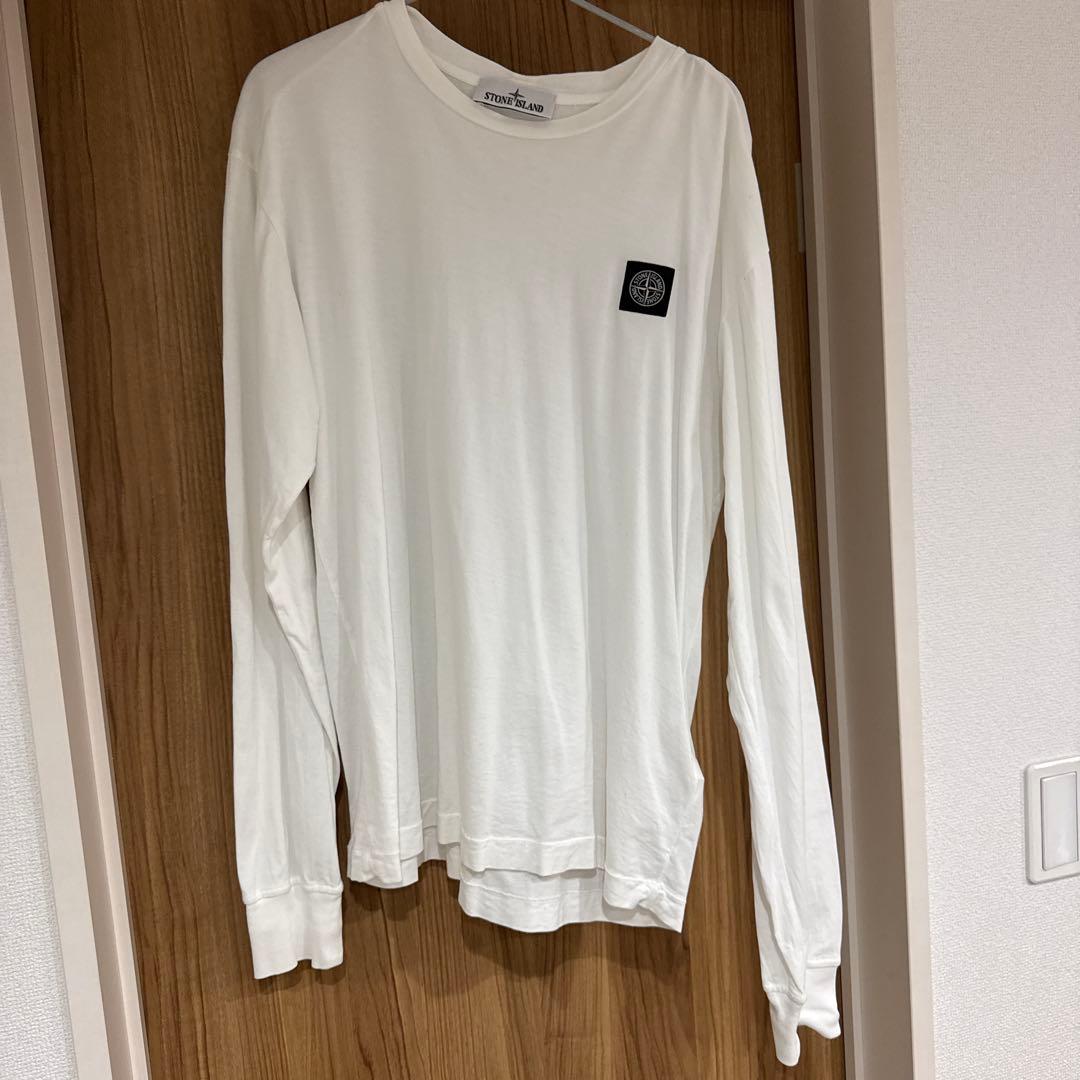 【STONE 】ロングスリーブTシャツ ホワイト