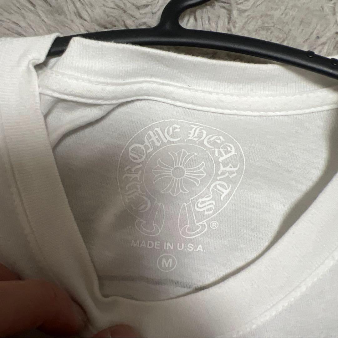 確実正規品CHROME HEARTS ホワイト Tシャツ M