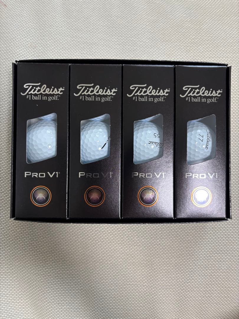 Titleist Pro V1 ゴルフボール 3個✕4ケース 1ダース