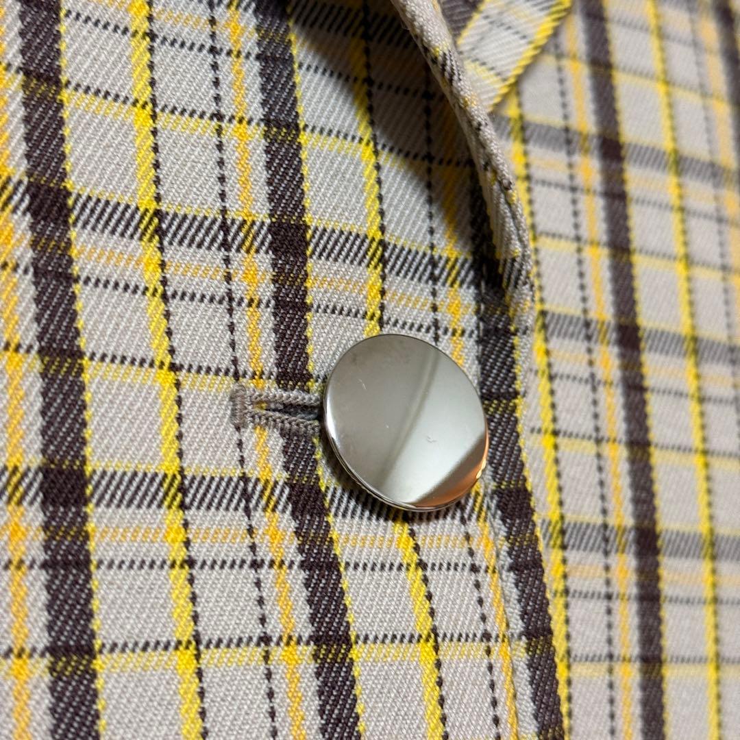 PRADA 美品！チェック　テーラードジャケット