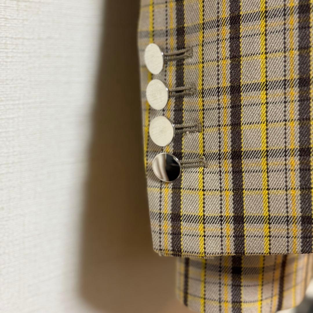 PRADA 美品！チェック　テーラードジャケット