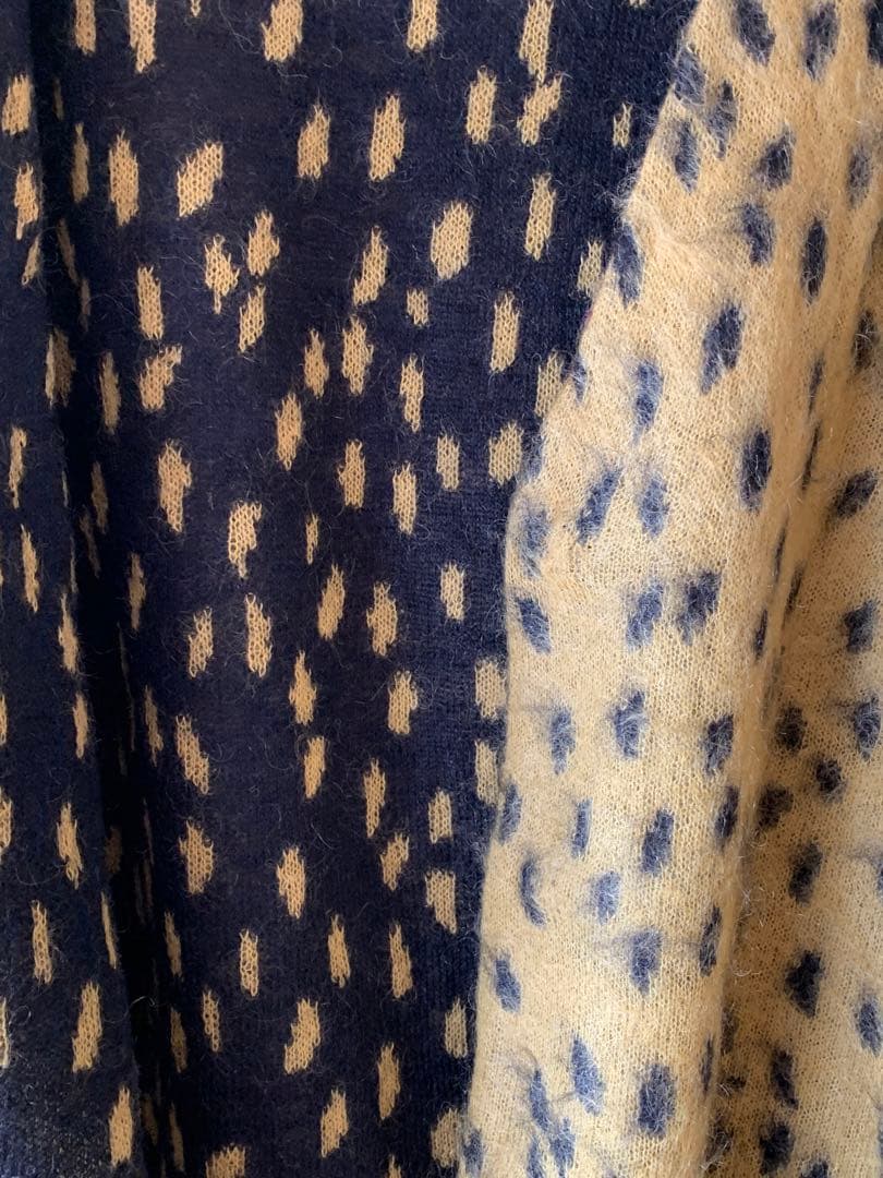 jonnlynx レオパード　モヘア ニット　カーディガン ヒョウ柄　モヘヤ