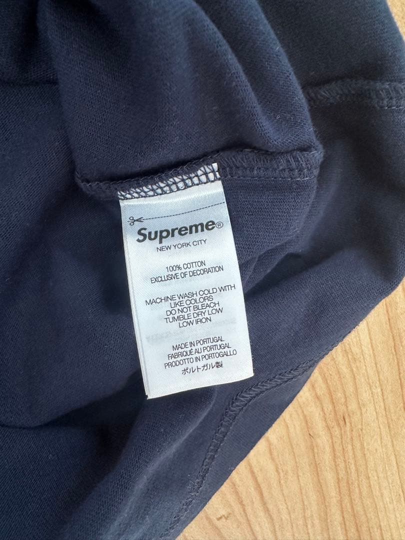 こ*い様 Supreme ネイビー Tシャツ M ボックスロゴ　シュプリーム　新