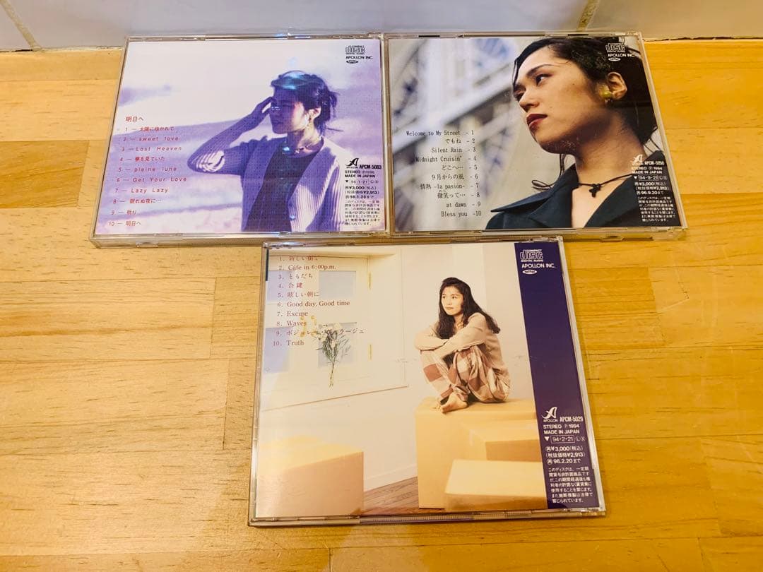 k0226-15★ディスク美品 CD 篠原恵美 帯付き含む まとめて3点