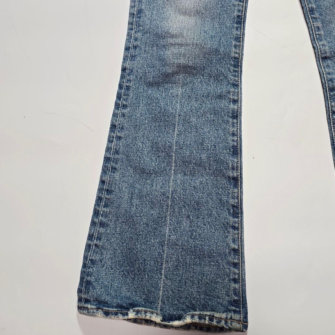 MOUSSY マウジー MVS FLARE ヴィンテージ加工デニム 24