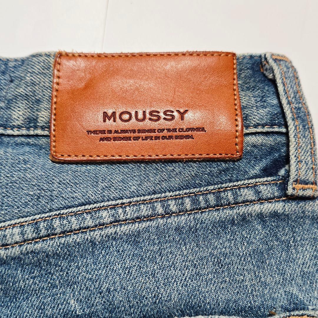 MOUSSY マウジー MVS FLARE ヴィンテージ加工デニム 24