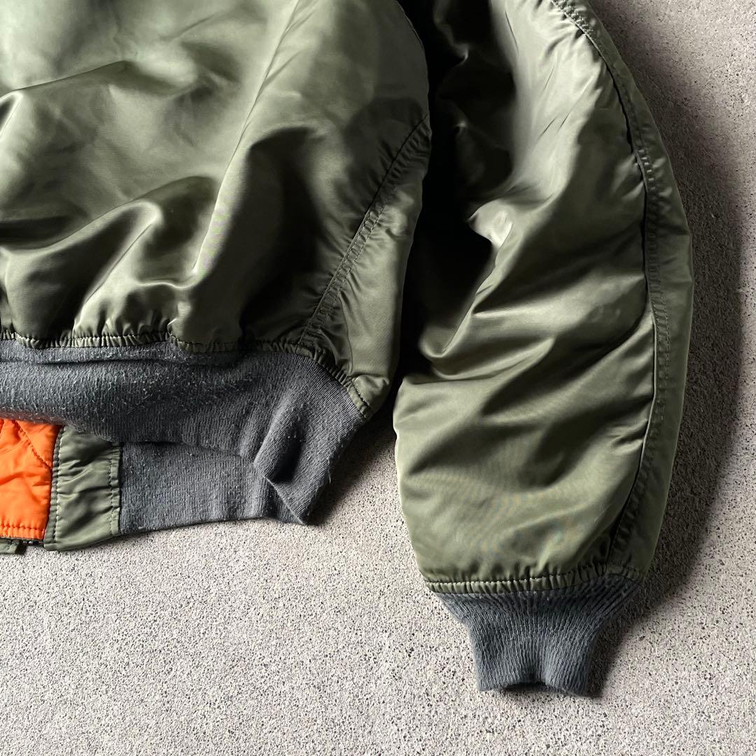 90s USA製 アルファ MA1 flight bomber jacket