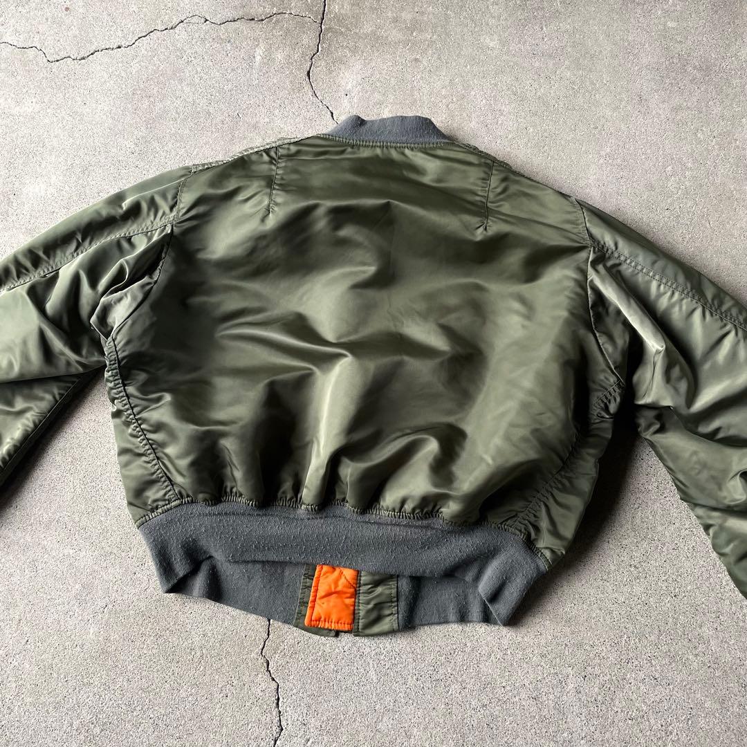 90s USA製 アルファ MA1 flight bomber jacket