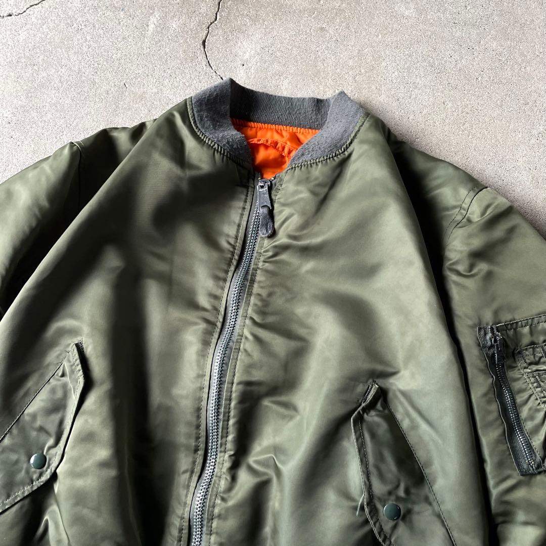 90s USA製 アルファ MA1 flight bomber jacket