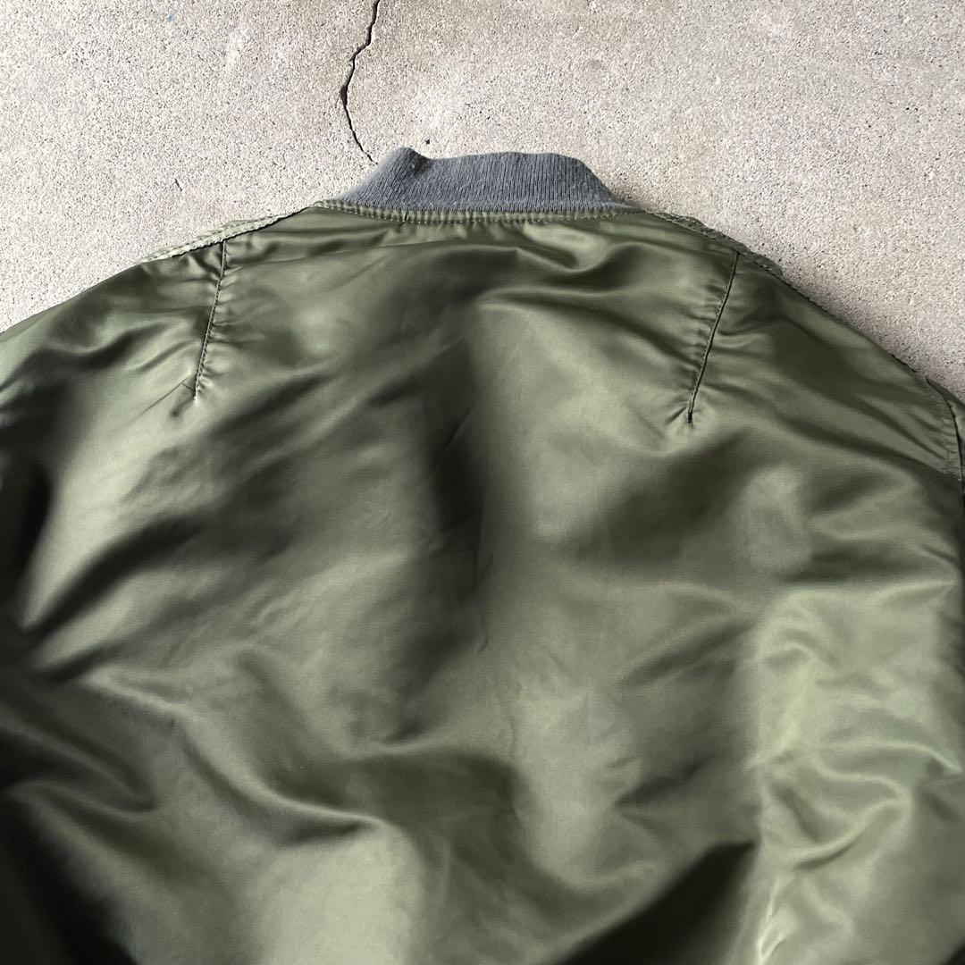 90s USA製 アルファ MA1 flight bomber jacket
