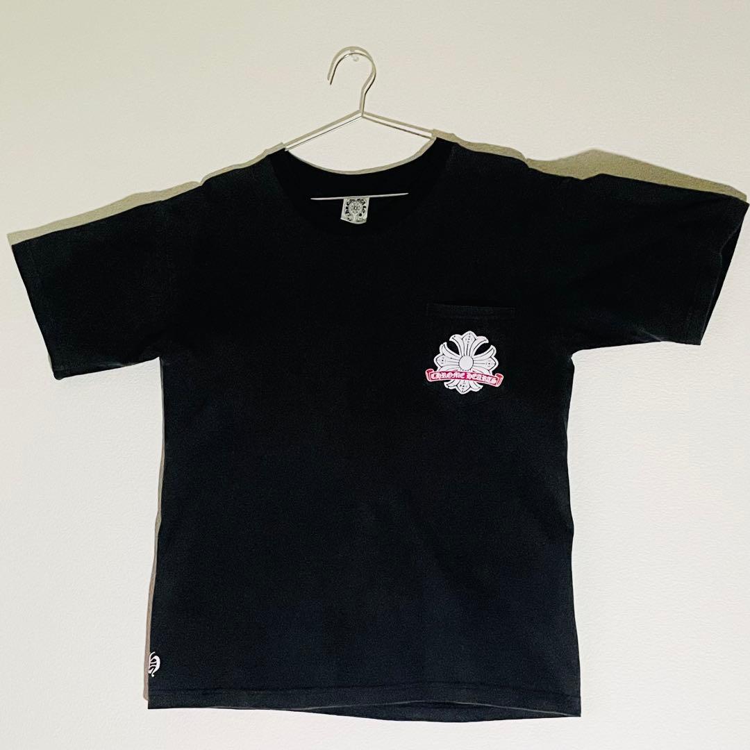 CHROME HEARTS　ホースシュー　　バック ブラック Tシャツ