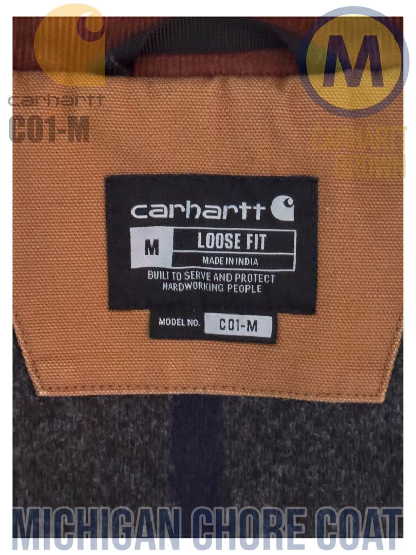 カーハート ミシガンチョアコート C01-M Mサイズ カーハートブラウン