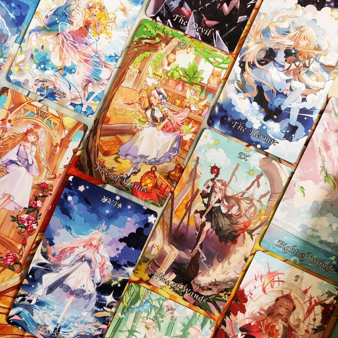 【正規品タロットカード】セール特価品✨超キュートなアニメアート調デッキ✨ミニ版