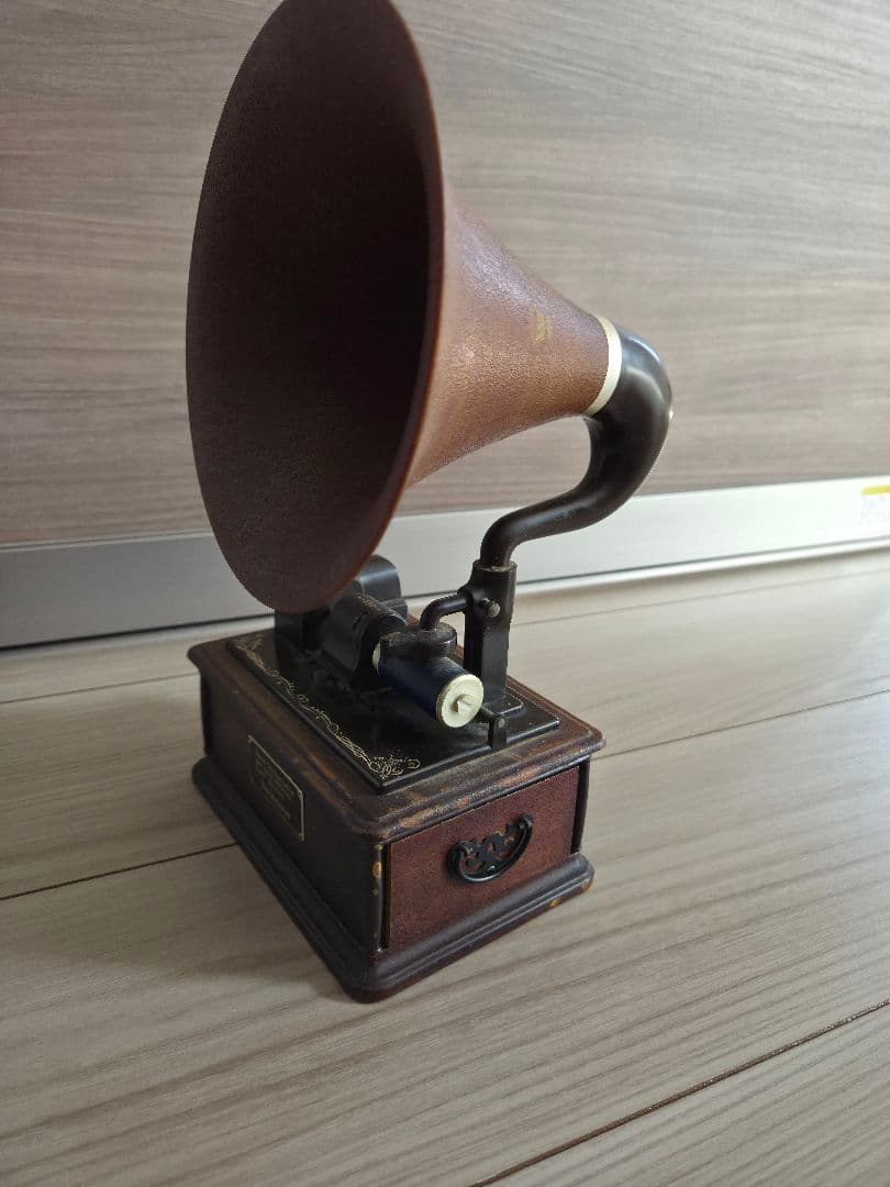 Technics Edison Opera エジソン オペラ 蓄音機型 小物入れ